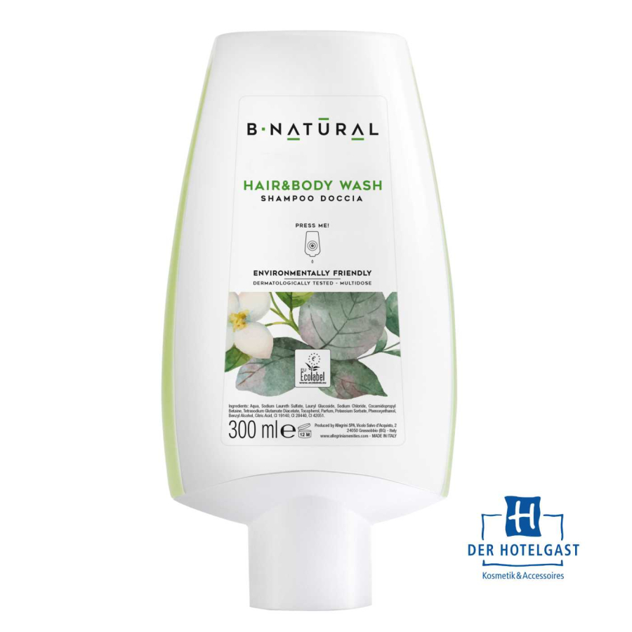 Hair & Body Shampoo 300ml »B•NATURAL« Spenderflasche